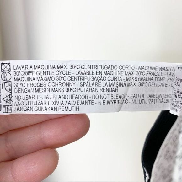 Zara Basic B/W Checkered Pants Gingham Size XS - Picture 10 of 10